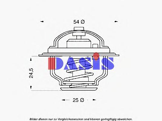 Imagine termostat,lichid racire AKS DASIS 751851N