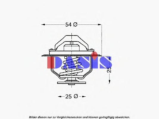 Imagine termostat,lichid racire AKS DASIS 751887N