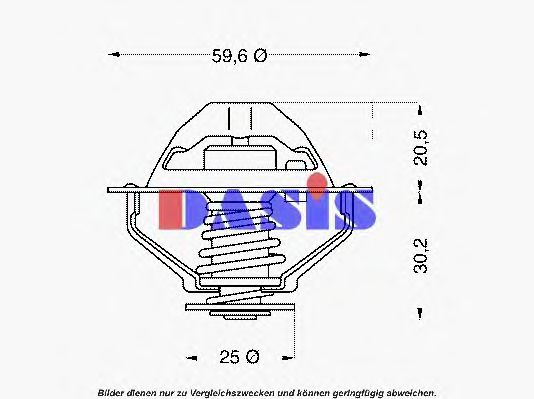 Imagine termostat,lichid racire AKS DASIS 751916N