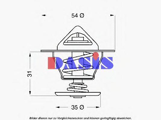 Imagine termostat,lichid racire AKS DASIS 751945N