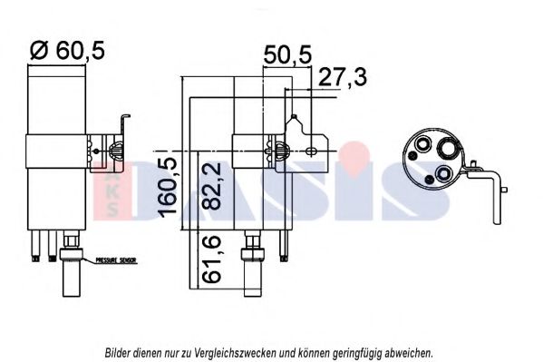 Uscator,aer conditionat AKS DASIS 800645N
