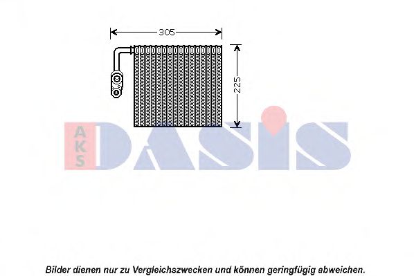 Imagine evaporator,aer conditionat AKS DASIS 820035N