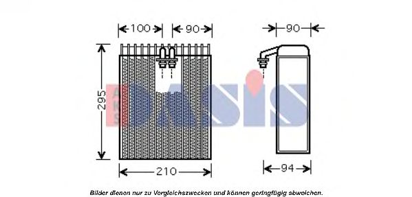 Imagine evaporator,aer conditionat AKS DASIS 820065N