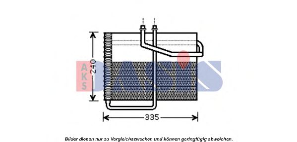 Imagine evaporator,aer conditionat AKS DASIS 820066N