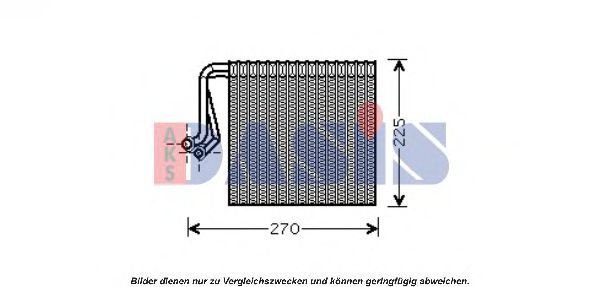 Imagine evaporator,aer conditionat AKS DASIS 820087N