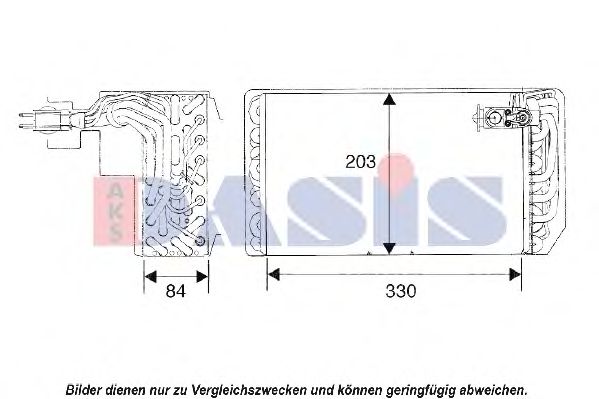 Imagine evaporator,aer conditionat AKS DASIS 820088N