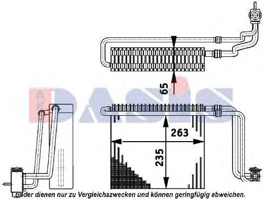 Imagine evaporator,aer conditionat AKS DASIS 820104N