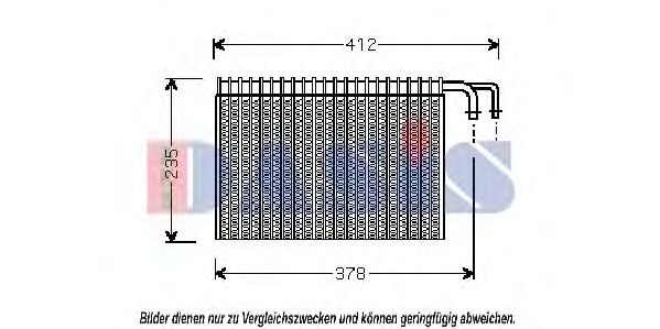 Imagine evaporator,aer conditionat AKS DASIS 820142N