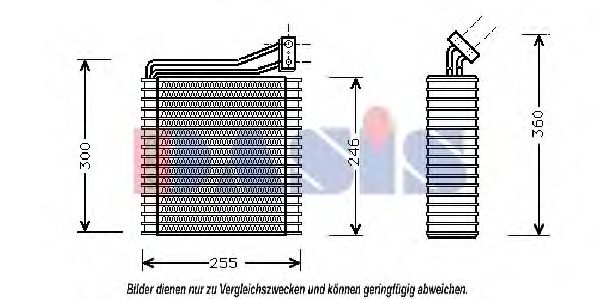 Imagine evaporator,aer conditionat AKS DASIS 820145N