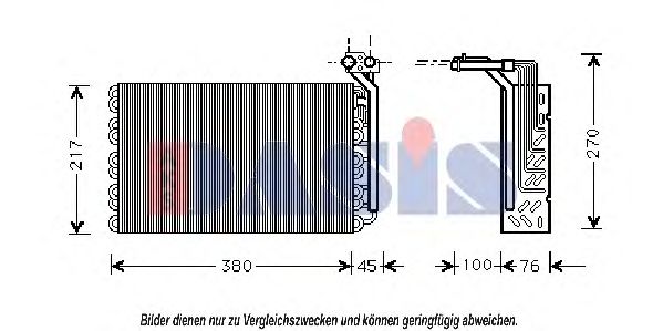 Imagine evaporator,aer conditionat AKS DASIS 820198N