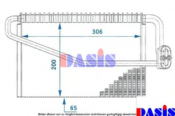 Imagine evaporator,aer conditionat AKS DASIS 820201N