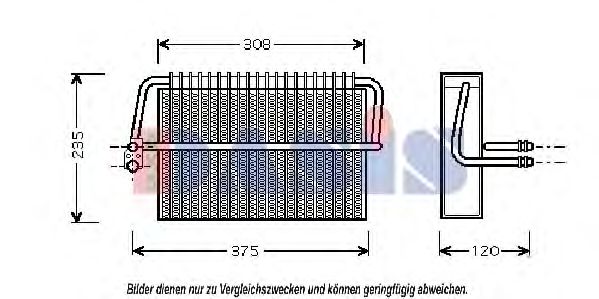 Imagine evaporator,aer conditionat AKS DASIS 820203N