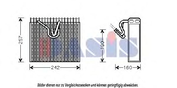 Imagine evaporator,aer conditionat AKS DASIS 820225N