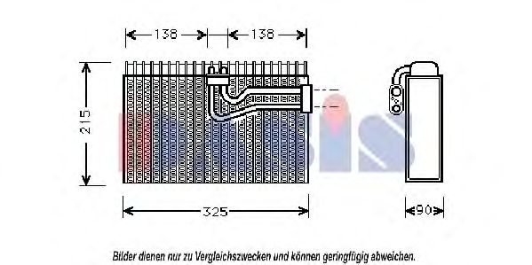 Imagine evaporator,aer conditionat AKS DASIS 820236N