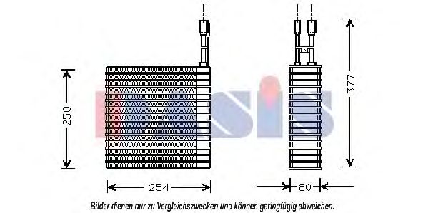 Imagine evaporator,aer conditionat AKS DASIS 820243N