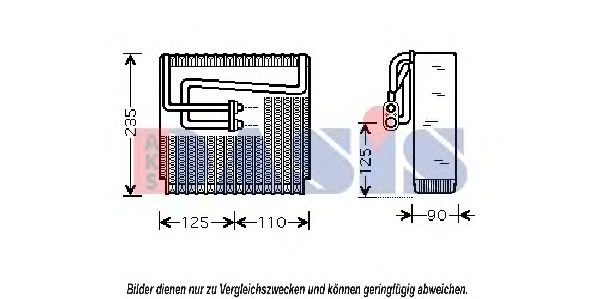 Imagine evaporator,aer conditionat AKS DASIS 820269N