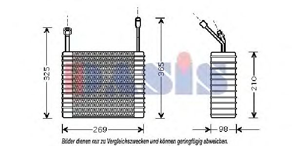 Imagine evaporator,aer conditionat AKS DASIS 820272N