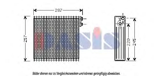 Imagine evaporator,aer conditionat AKS DASIS 820281N