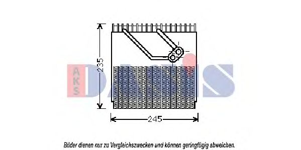 Imagine evaporator,aer conditionat AKS DASIS 820313N