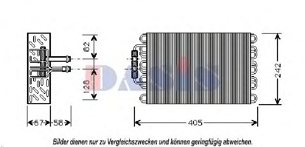 Imagine evaporator,aer conditionat AKS DASIS 820314N