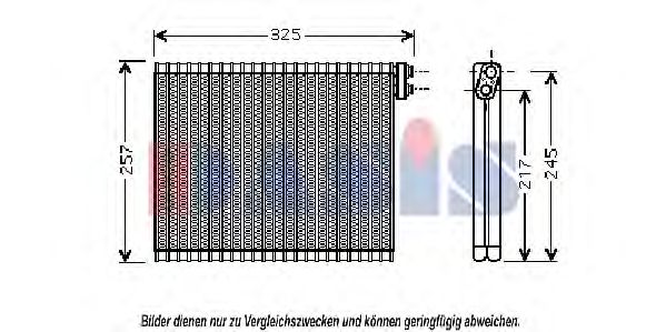 Imagine evaporator,aer conditionat AKS DASIS 820322N