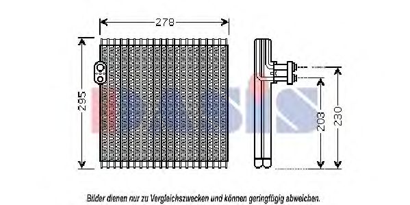 Imagine evaporator,aer conditionat AKS DASIS 820323N