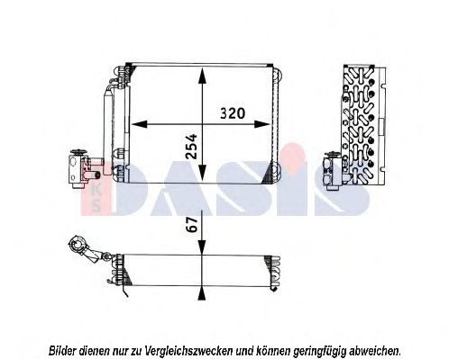 Imagine evaporator,aer conditionat AKS DASIS 820326N