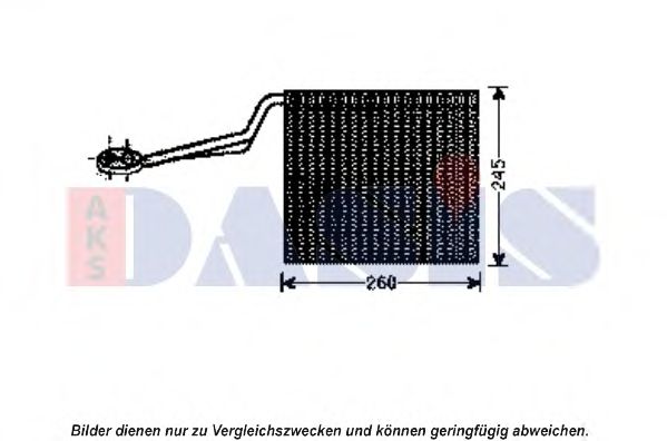 Imagine evaporator,aer conditionat AKS DASIS 820332N