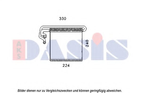 Imagine evaporator,aer conditionat AKS DASIS 820355N