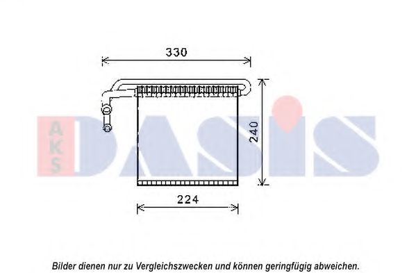 Imagine evaporator,aer conditionat AKS DASIS 820356N