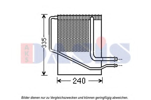 Imagine evaporator,aer conditionat AKS DASIS 820367N