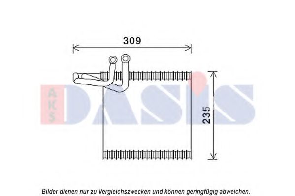 Imagine evaporator,aer conditionat AKS DASIS 820371N