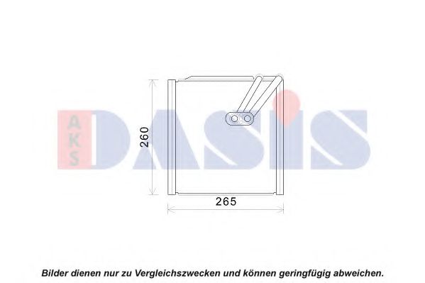 Imagine evaporator,aer conditionat AKS DASIS 820384N