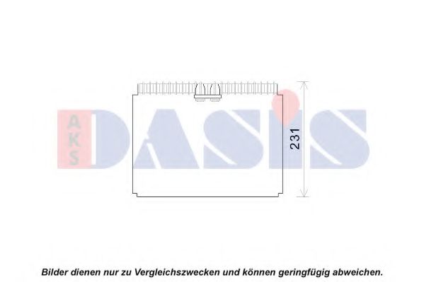 Imagine evaporator,aer conditionat AKS DASIS 820385N