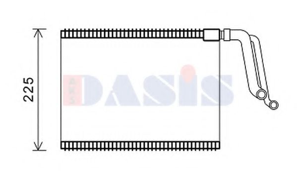 Imagine evaporator,aer conditionat AKS DASIS 820403N