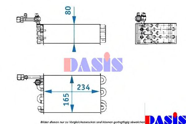 Imagine evaporator,aer conditionat AKS DASIS 820860N