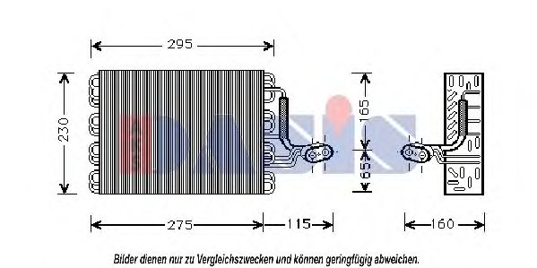 Imagine evaporator,aer conditionat AKS DASIS 821350N