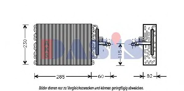 Imagine evaporator,aer conditionat AKS DASIS 821430N