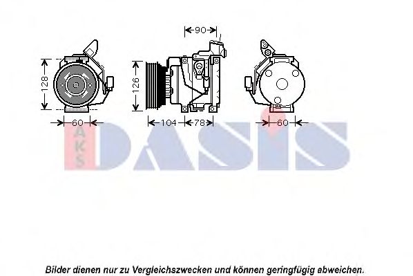 Imagine Compresor, climatizare AKS DASIS 850397N