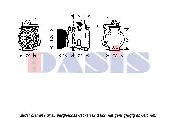 Imagine Compresor, climatizare AKS DASIS 850693N