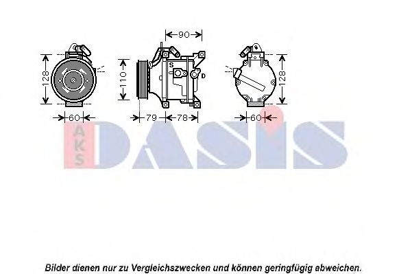 Imagine Compresor, climatizare AKS DASIS 851093N