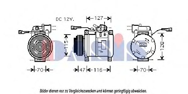 Imagine Compresor, climatizare AKS DASIS 851398N