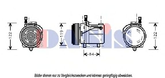 Imagine Compresor, climatizare AKS DASIS 851592N