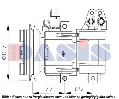 Imagine Compresor, climatizare AKS DASIS 851641N