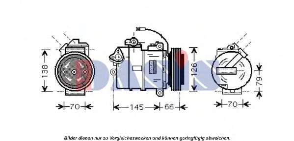 Imagine Compresor, climatizare AKS DASIS 851684N