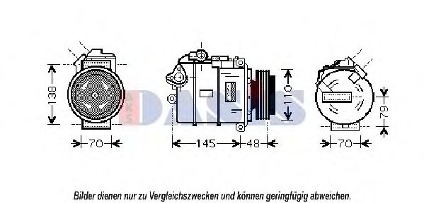 Imagine Compresor, climatizare AKS DASIS 851811N