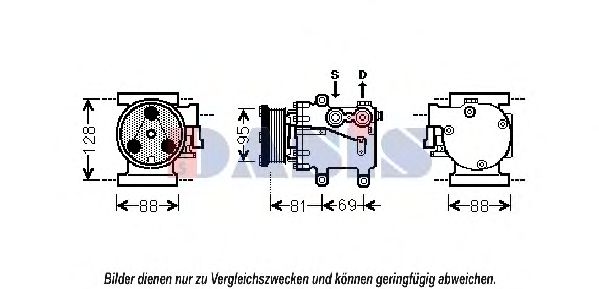 Imagine Compresor, climatizare AKS DASIS 851832N