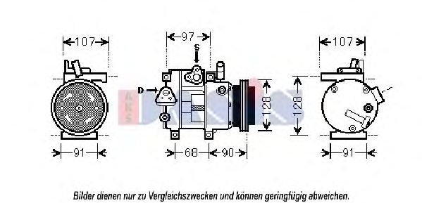 Imagine Compresor, climatizare AKS DASIS 851840N