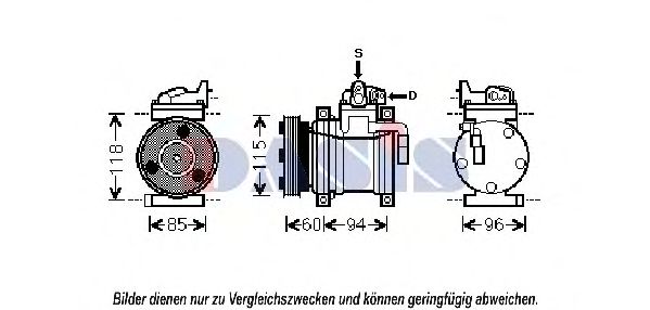 Imagine Compresor, climatizare AKS DASIS 851841N