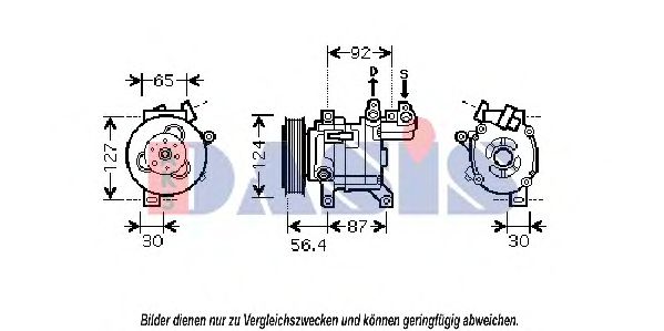 Imagine Compresor, climatizare AKS DASIS 851868N